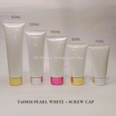 T40MM Pearl White with Screw Cap