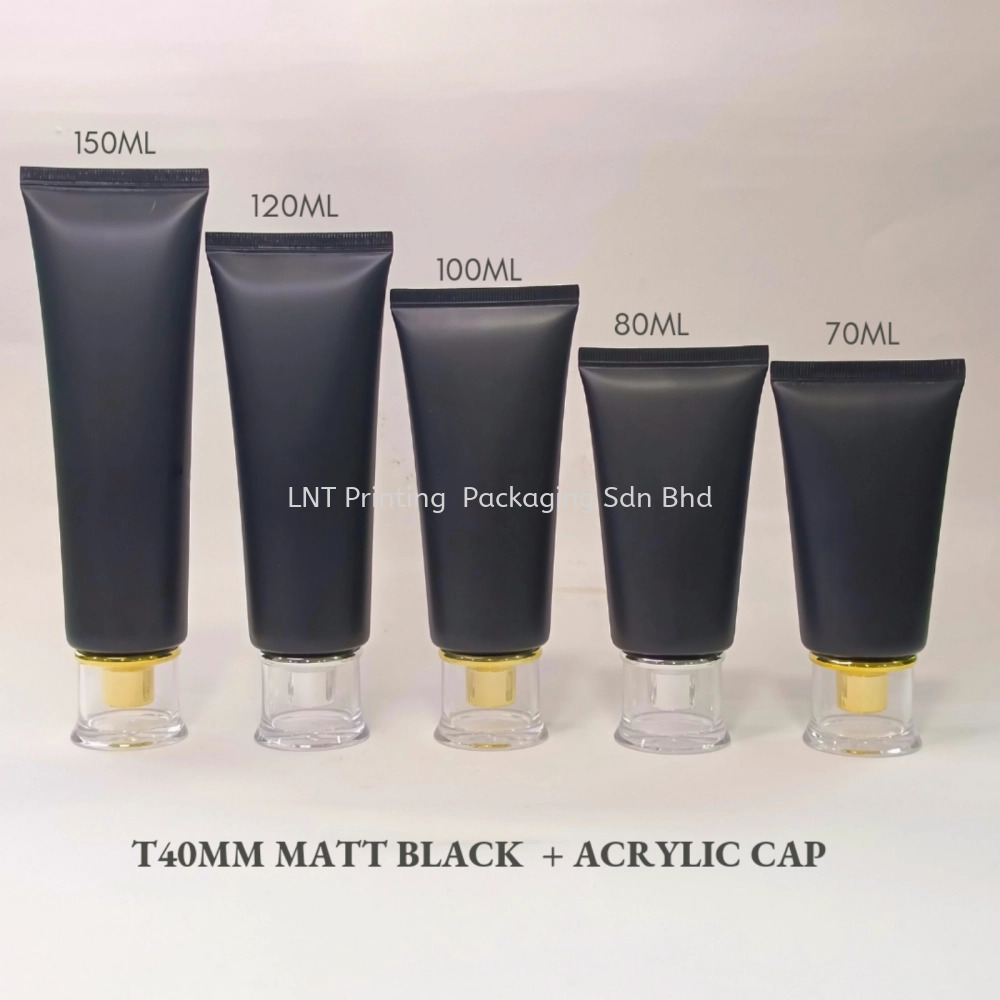 T40MM Matt Black With Acrylic Cap