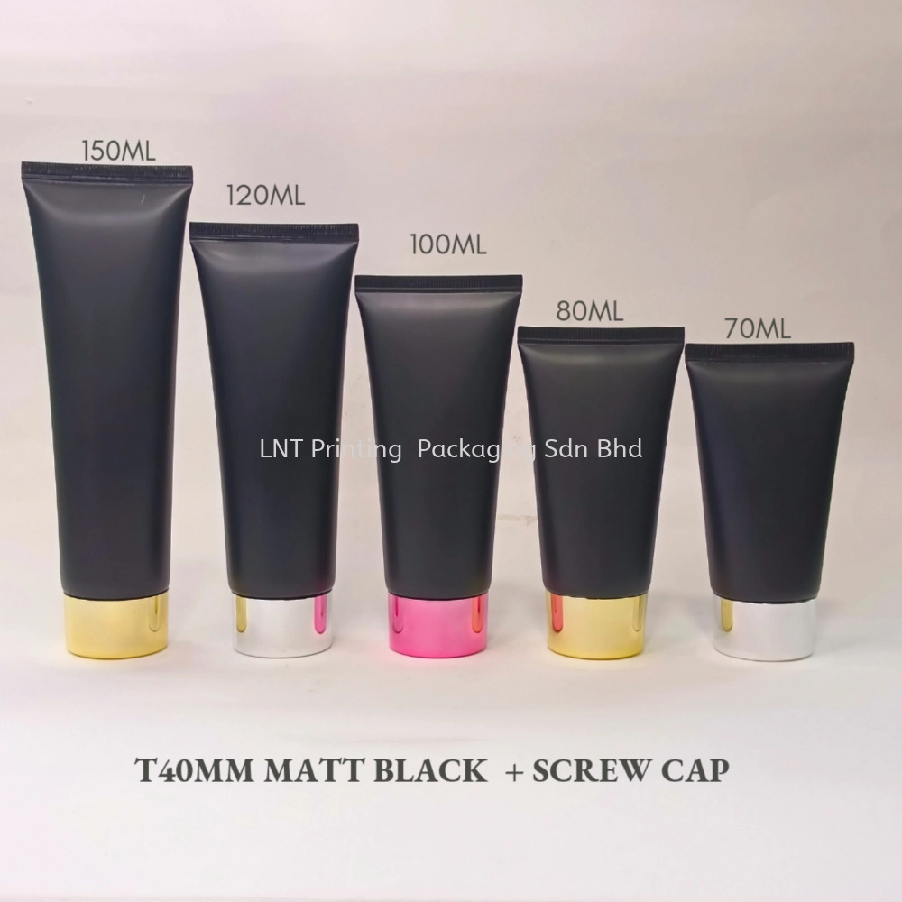 [T40MM MATT BLACK] T40MM Matt Black with Screw Cap