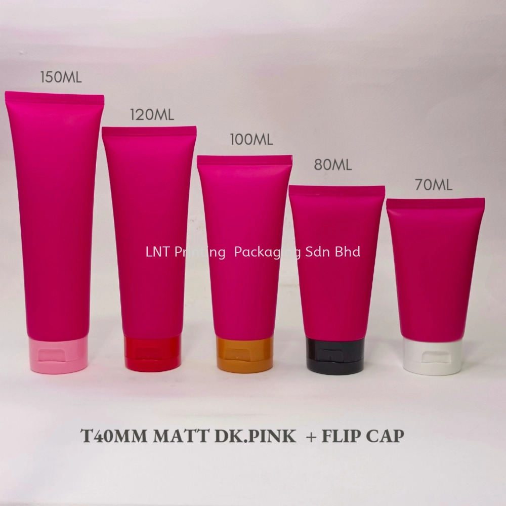 [T40MM MATT DARK PINK] T40MM Matt Dark Pink With Flip Cap