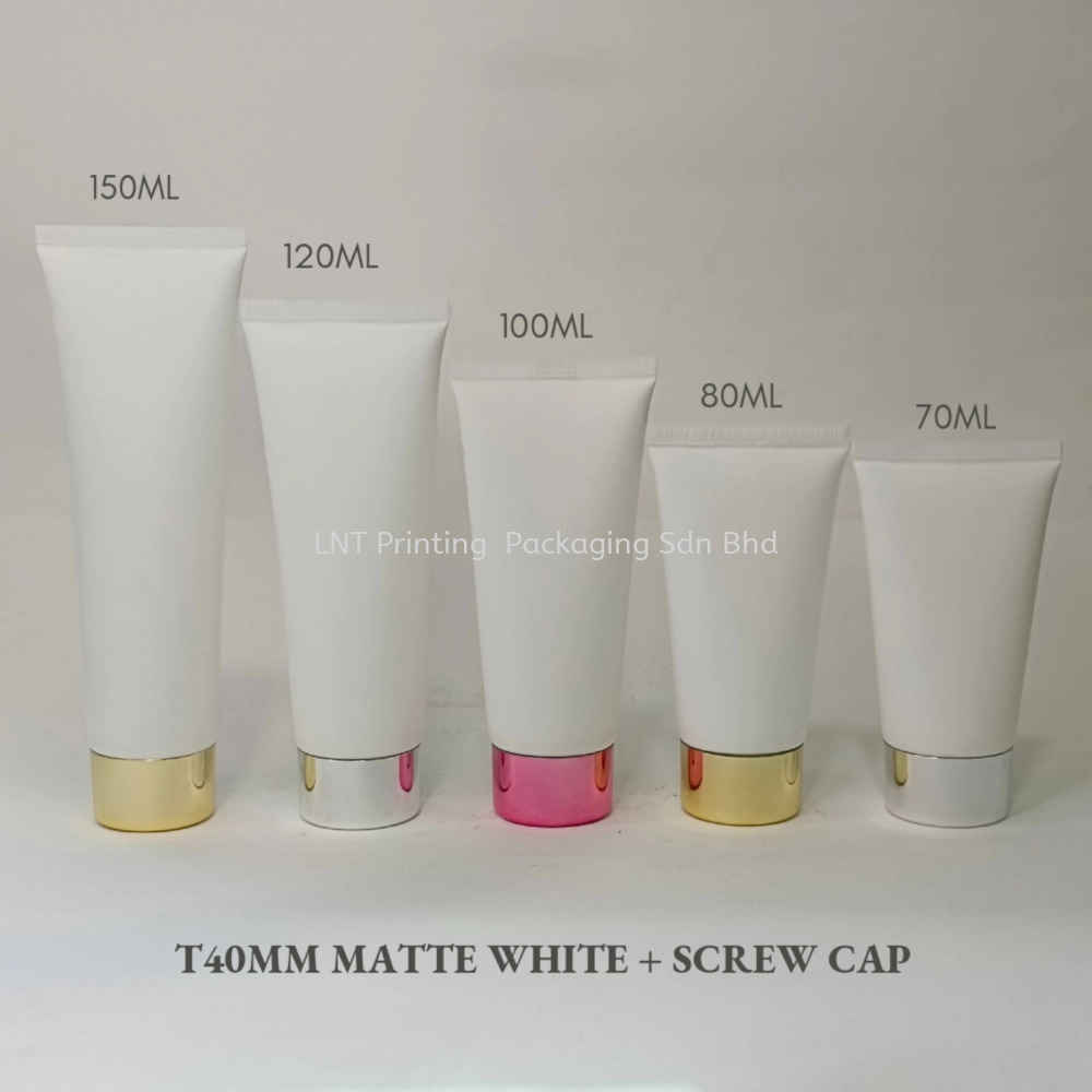 [T40MM MATTE WHITE] T40MM Matte White With Screw Cap