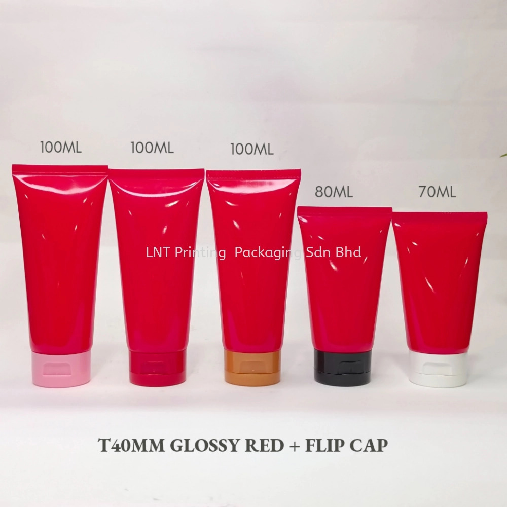 [T40MM GLOSSY RED] T40MM Gloss Red With Flip Cap