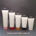 T40MM Glossy White With Flip Cap