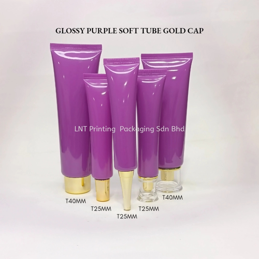 [SET ITEM] Glossy Purple Soft Tube/Set