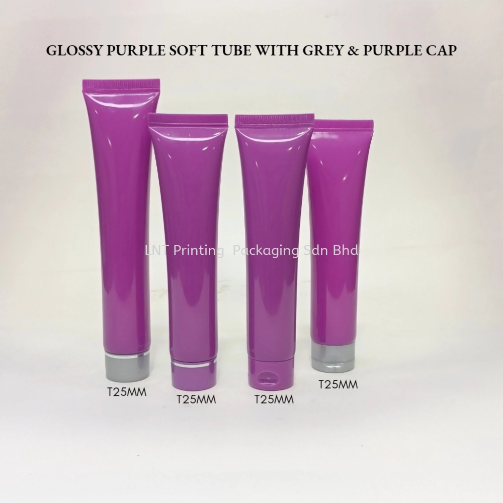 [SET ITEM] Glossy Purple Soft Tube/Set